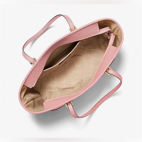 NWT MICHAEL KORS Jet Set Travel Large Saffiano Leather Tote Bag (Z001) - Picture 5 of 6